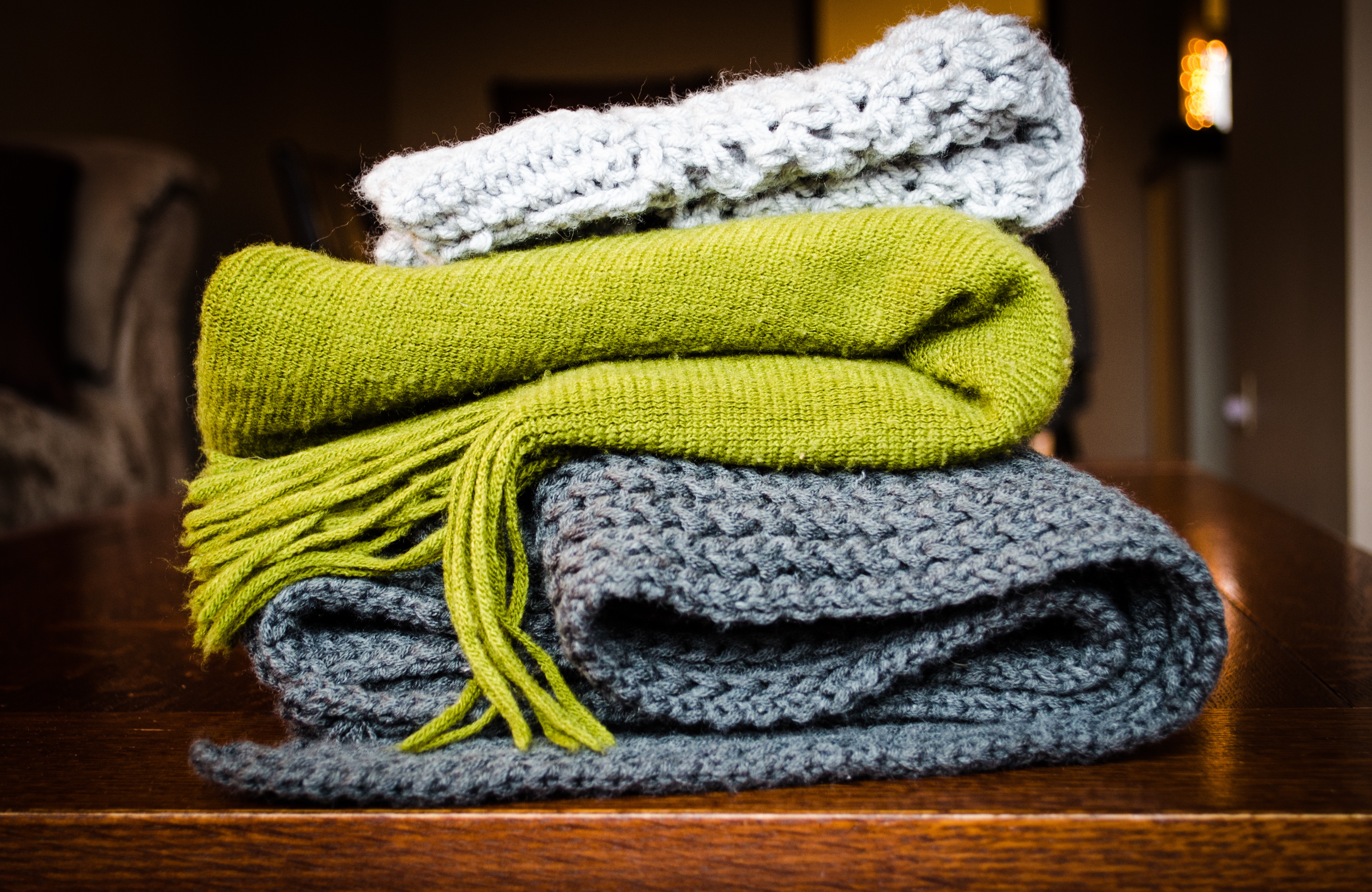 knitted scarves perfect for holidays