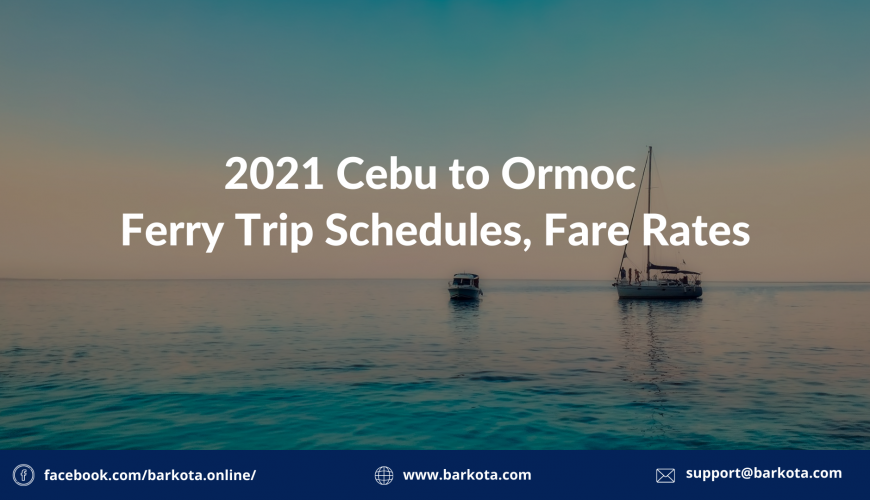 Cebu to Ormoc Ferry