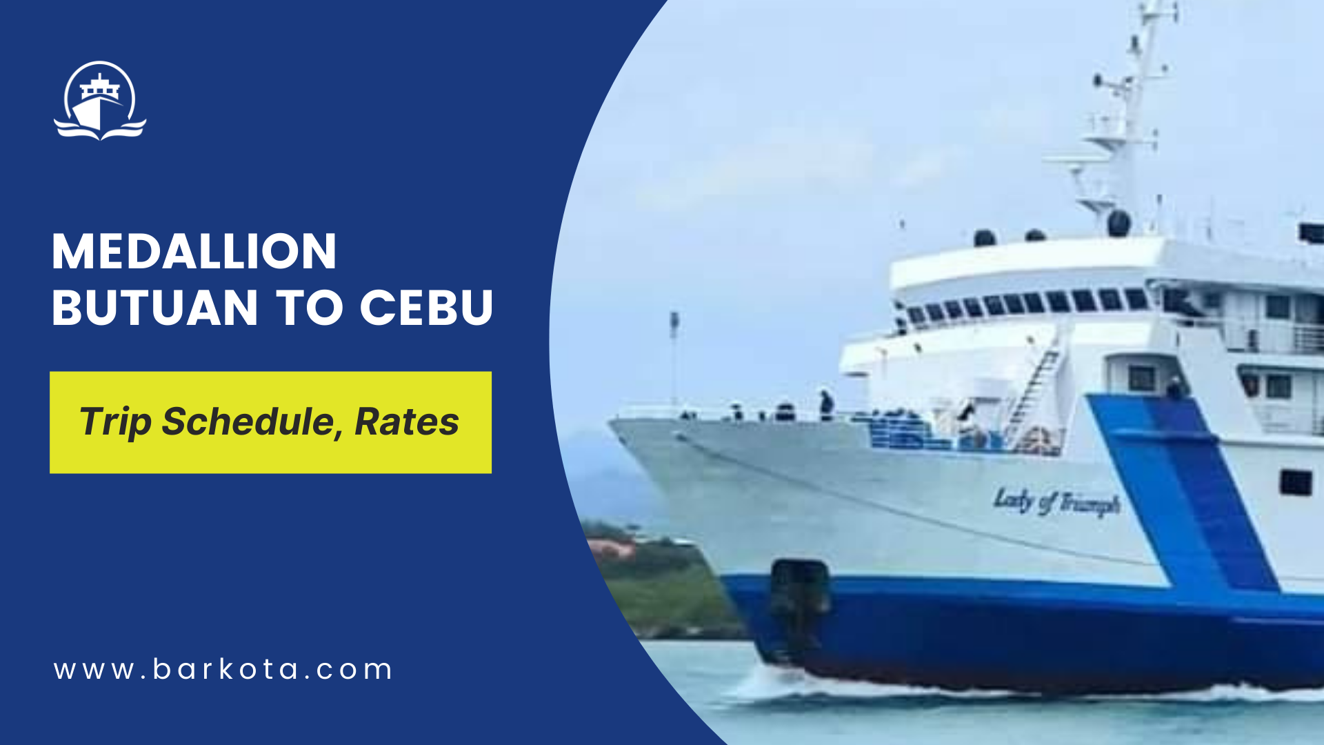 Medallion Butuan to Cebu ferry