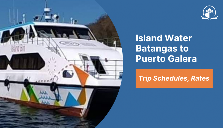 Island water batangas to puerto galera schedule
