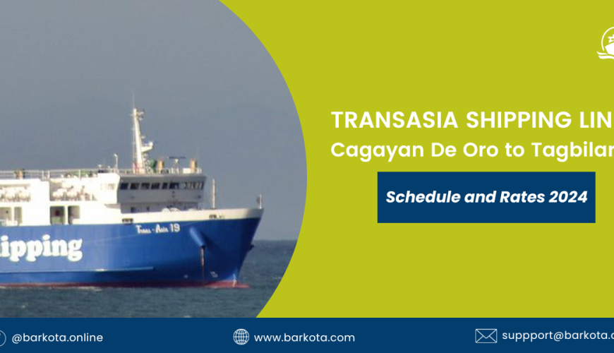 Cagayan de Oro to Tagbilaran Ferry Schedule 2024