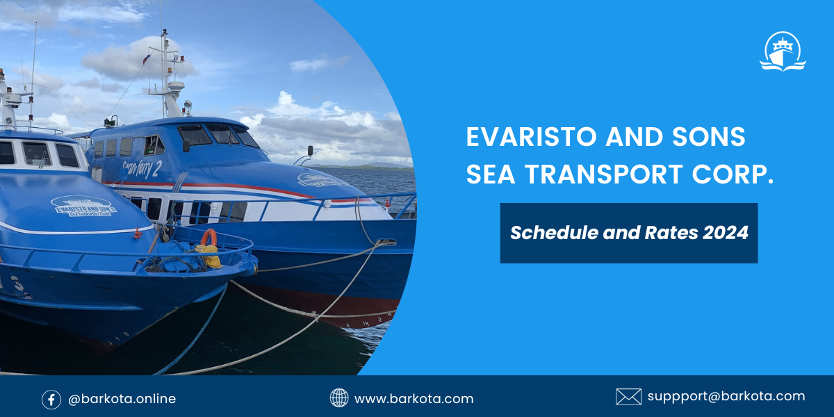Evaristo and Sons Schedule, Route List 2022