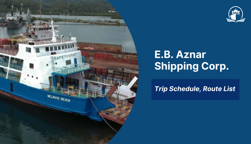 EB Aznar Shipping schedule and route list 2022