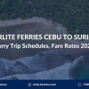 Starlite Ferries Cebu to Surigao Online Booking and Schedule