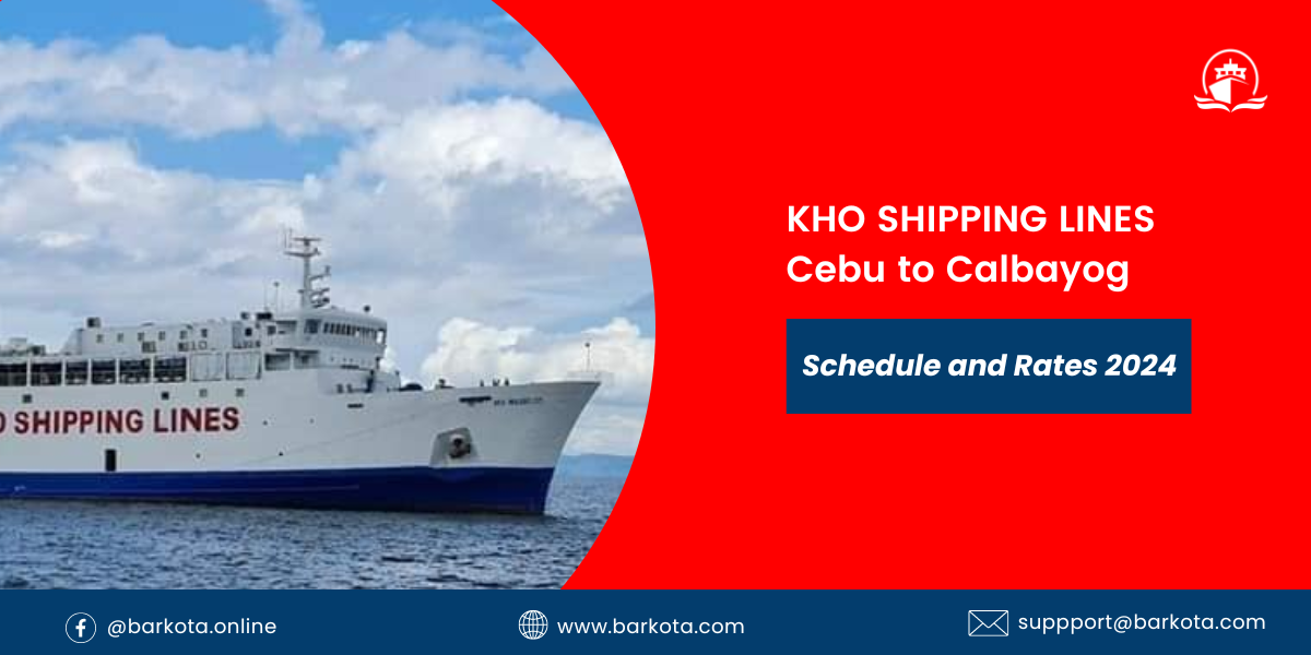 Kho Shipping Cebu to Calbayog schedule