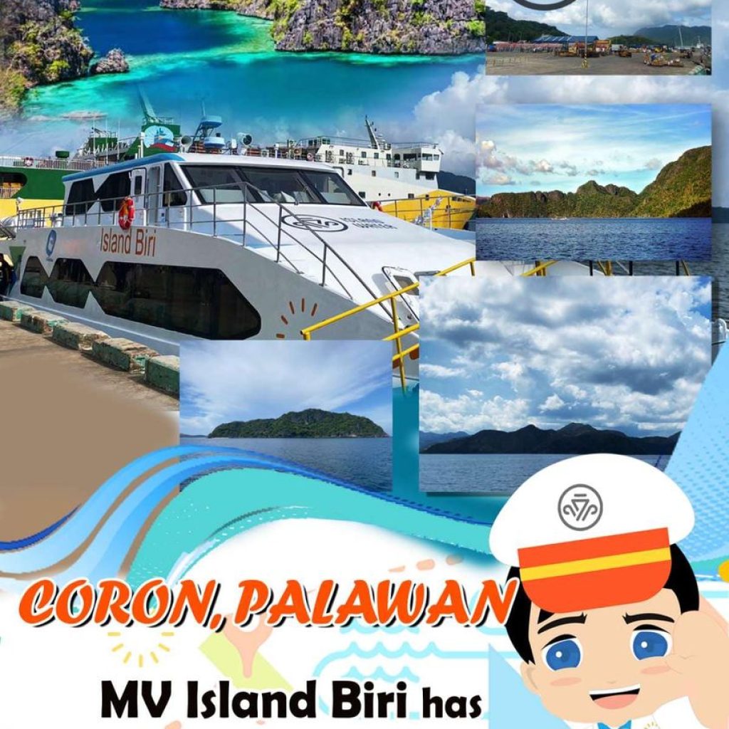 Mindoro to Coron schedule and vessel picture