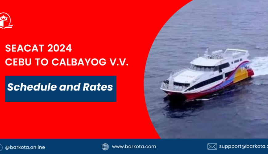 Seacat 2024 Cebu to Calbayog Schedule