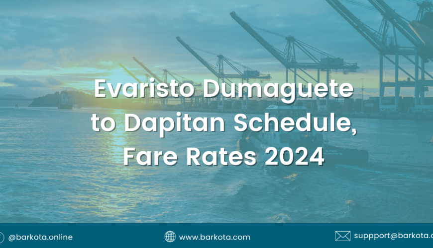 Dumaguete to Dapitan Ferry Schedule 2024