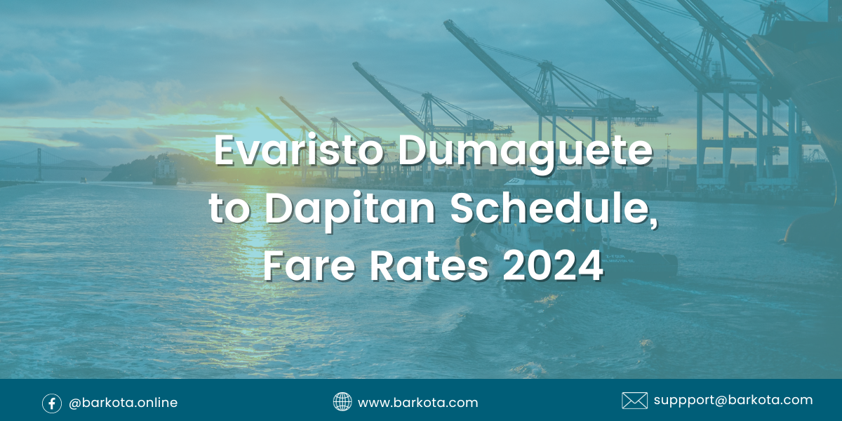 Dumaguete to Dapitan Ferry Schedule 2024