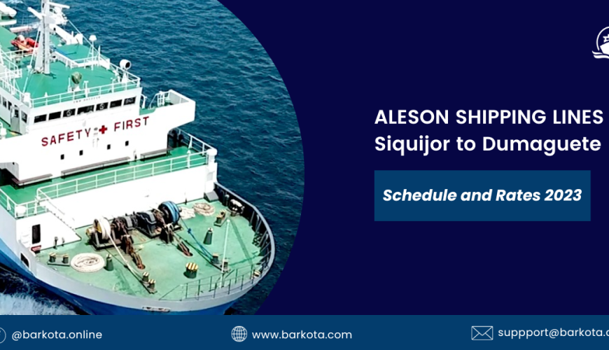 Aleson Siquijor to Dumaguete Schedule, Fare Rates 2023